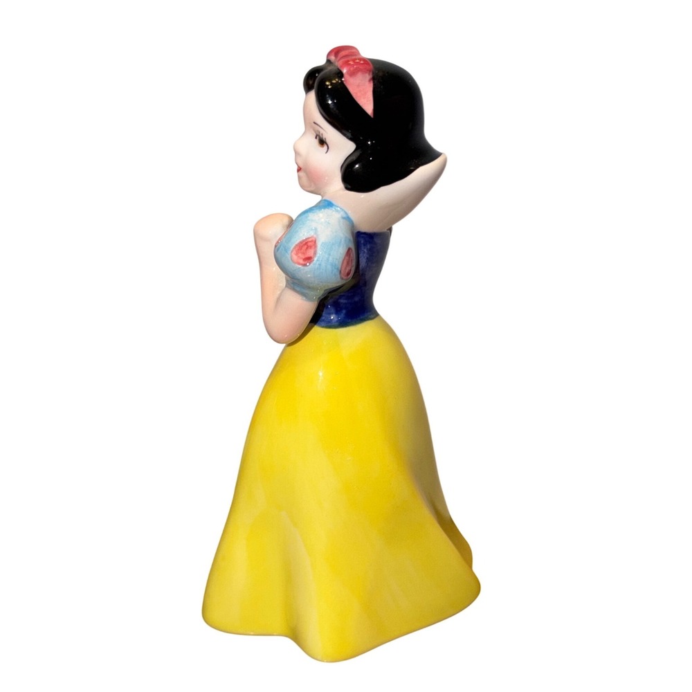 Vintage Disney Snow White Ceramic Figurine Japan Hand Painted Princess 5.5 Inch - Picture 2 of 6